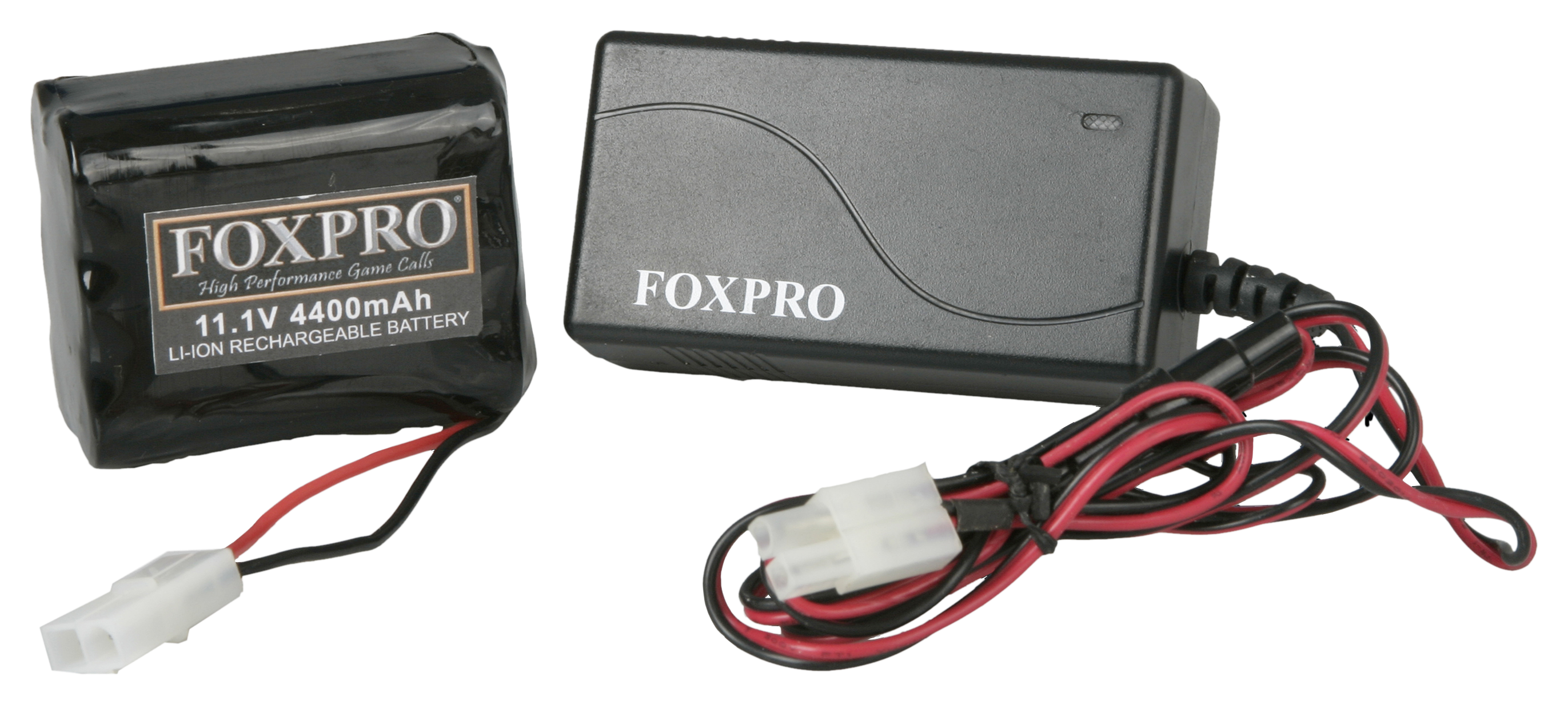 FOXPRO Fast Charge 10 Cell Lithium Battery Pack and Charger Kit Bass